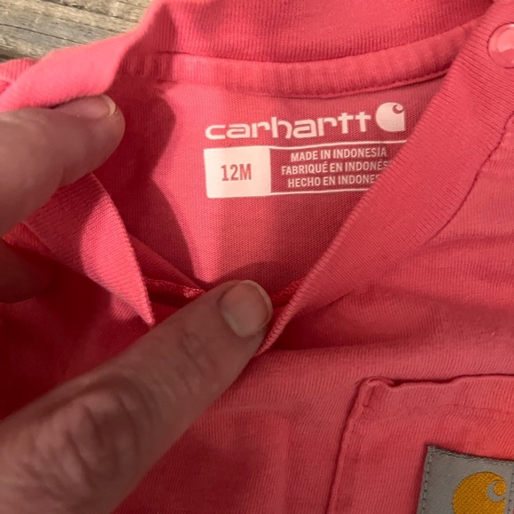 BUNDLE Carhartt Pink Onesie and Kids Outfit Set - Picture 3 of 4